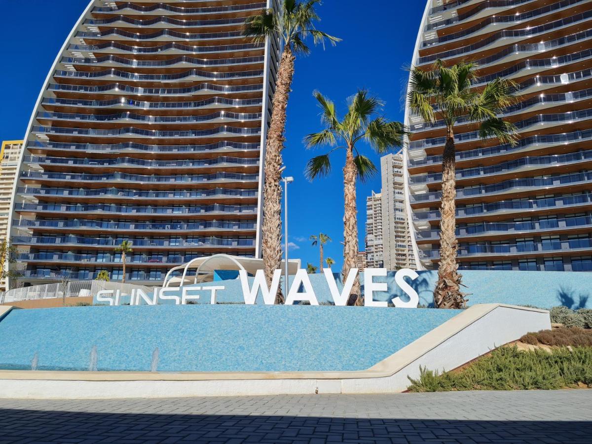 Ferienwohnung Sunny Morning Of Costa Blanca - Sunset Waves Benidorm Exterior foto