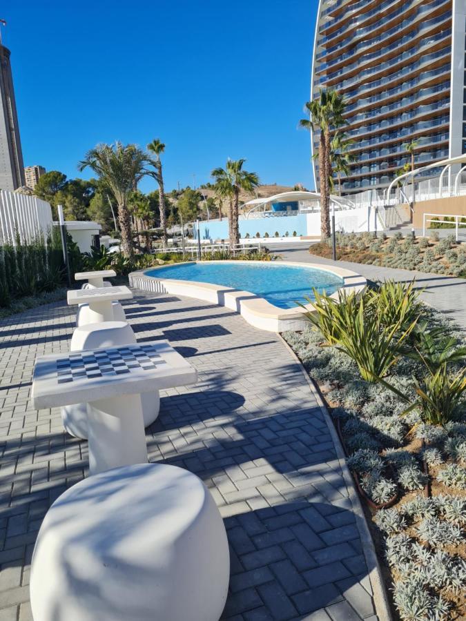 Ferienwohnung Sunny Morning Of Costa Blanca - Sunset Waves Benidorm Exterior foto